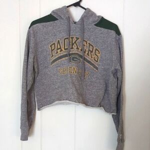 Tailgate NFL Green Bay Packers Gray Hoodie -Women's size S